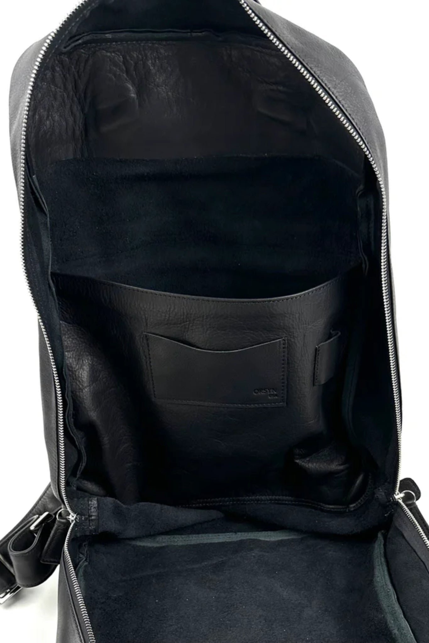 Balboa Full-Zip Leather Backpack - Image 3
