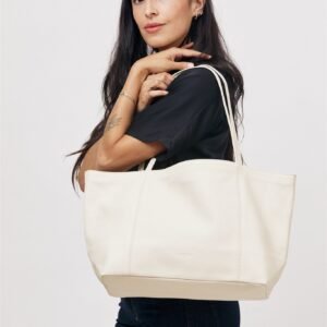 Makena Structured Leather Tote