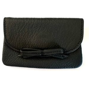 Petite Magnetic Leather Card Case