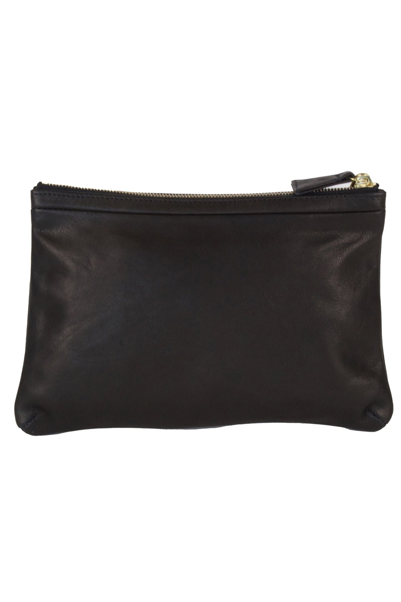 Petite Compact Leather Zipper Pouch - Image 2