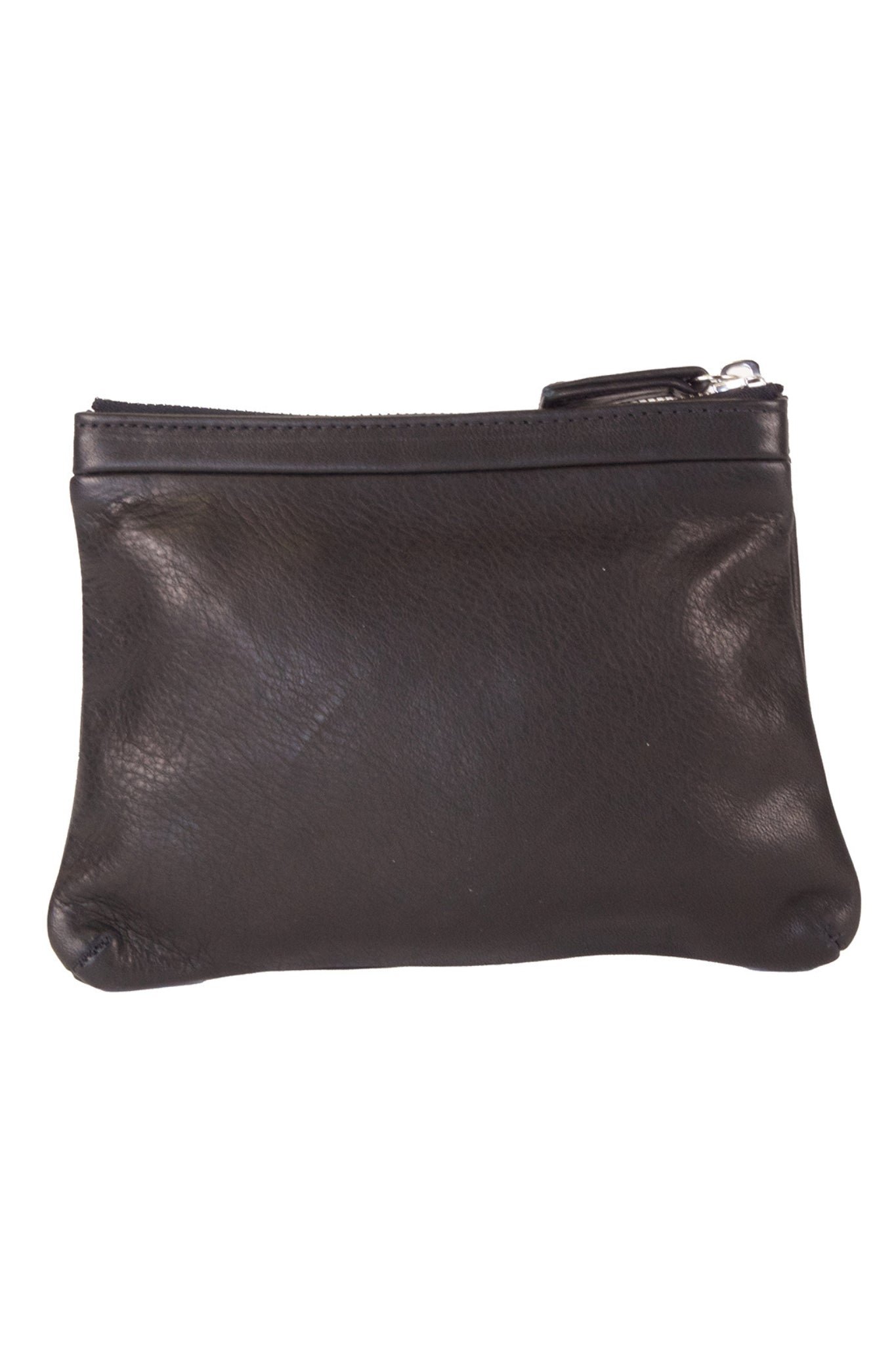 Petite Compact Leather Zipper Pouch - Image 4