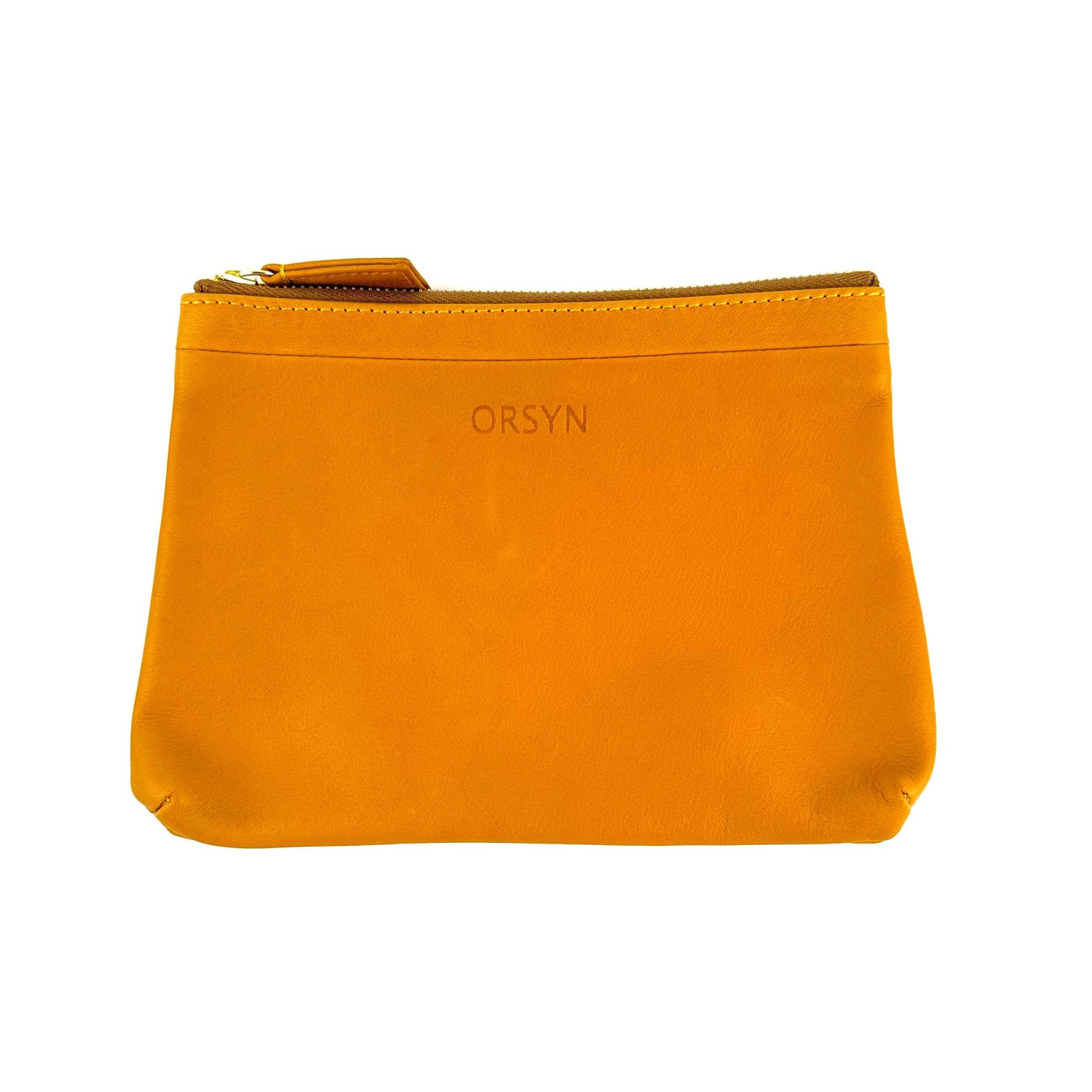 Petite Compact Leather Zipper Pouch - Image 5